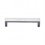 M Marcus Heritage Brass Hammered Wide Metro Design Cabinet Pull 101mm Centre to Centre